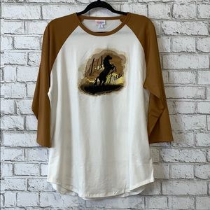 Lularoe Randy Top - Wild & Free